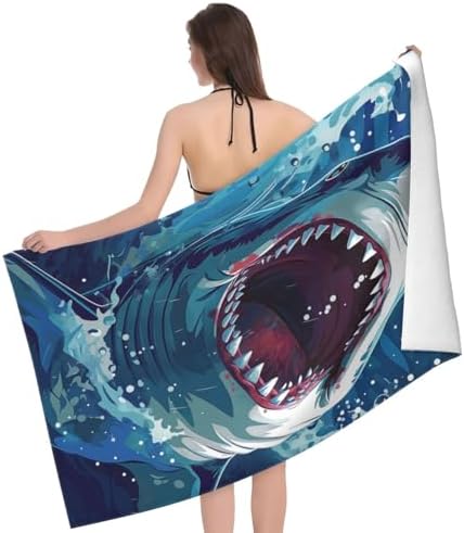 Great White Shark Beach Towel