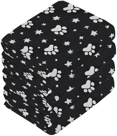 Paws and Stars Washcloths Soft Absorbent