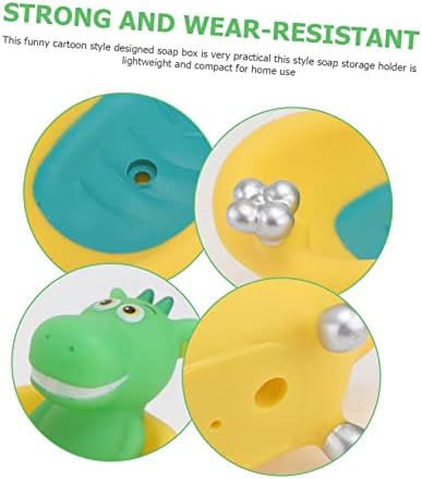 DECHOUS 1Pc Cartoon Dinosaur Soap Holder