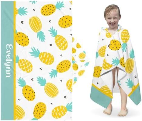 Deven Pineapple Kids Bath Towel