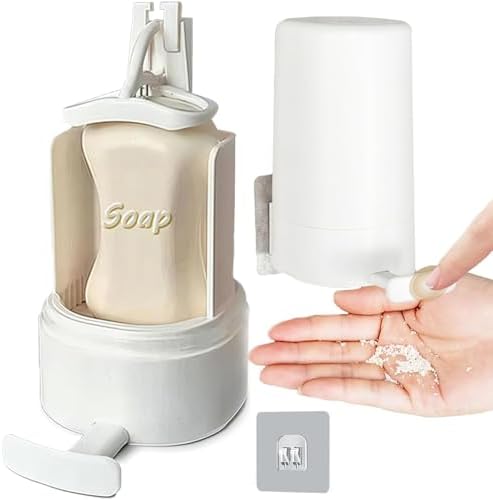 Effortless Space-Saving Wall-Mounted Soap Grinder No Drilling Required