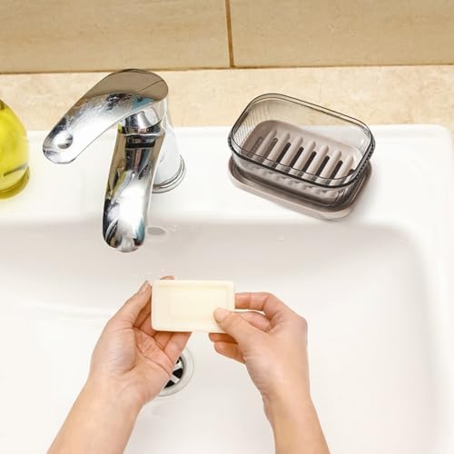 Generic Bar Soap Holder for Shower Brown