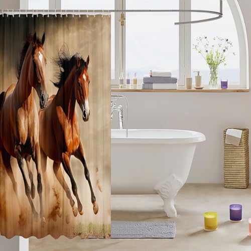 Feelyou Kids Horse Bath Curtain