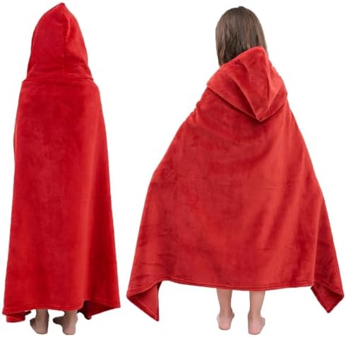 3Pcs Soft Plush Fleece Hooded Towels for Kids - 50x30 inches