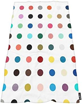 Bath Towels with Polka Dots Soft Durable for Home More