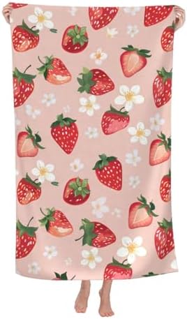 Cute Strawberry Beach Towel