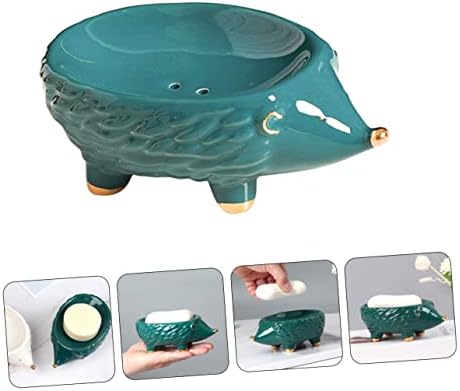 Adorable Hedgehog Ceramic Soap tray for Bathroom and Kitchen