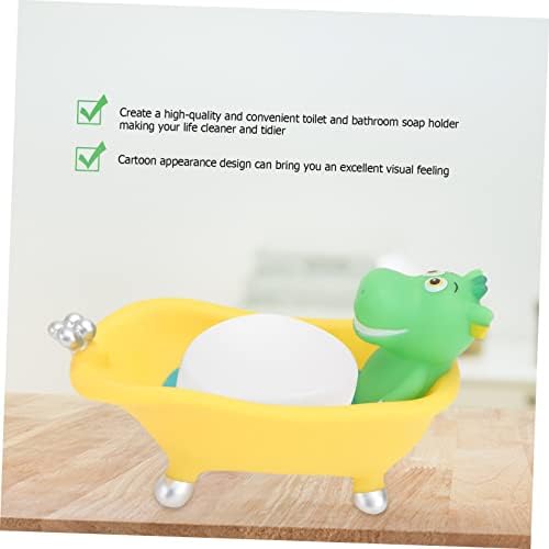 Cartoon Dinosaur Bathtub Soap Holder for Boys and Girls