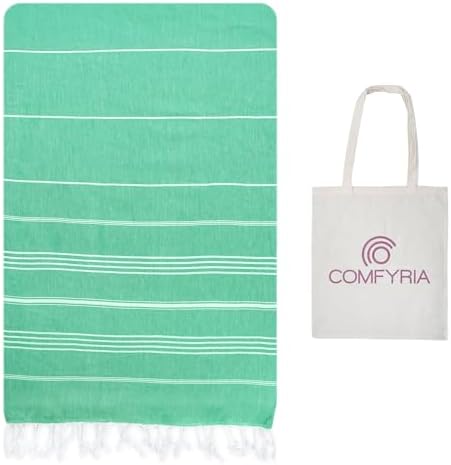 Luxury Turkish Beach Towels with Carry Case for Travel More