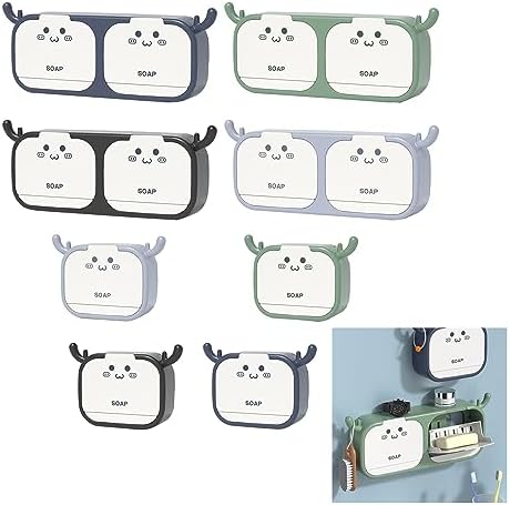 Organize Your Bath with Cartoon Deer Storage Box