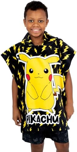 Pokemon Towel Poncho Boys Cozy Beach Towels