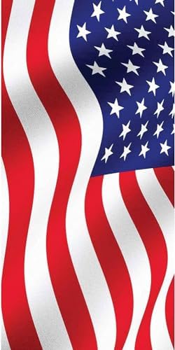 Pure Essence American Flag Beach Towel Set