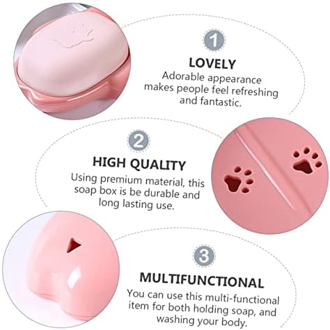 Dual-Use Kitchen Bathroom Soap Holder with Drainage for Kids