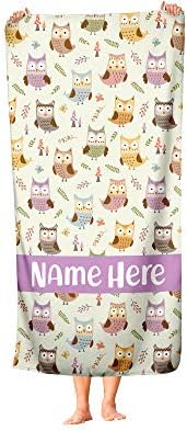 Fancy Owl Towels for Kids and Adults