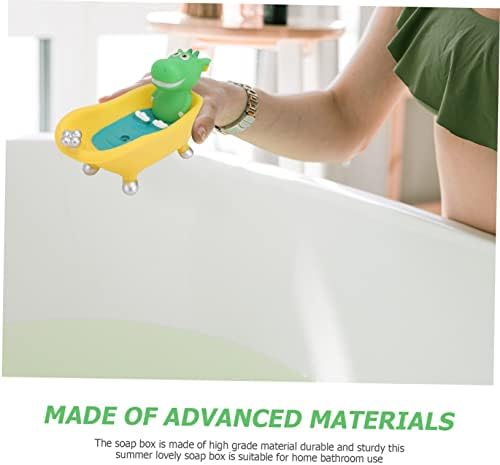 Cartoon Dinosaur Bathtub Soap Holder for Boys and Girls