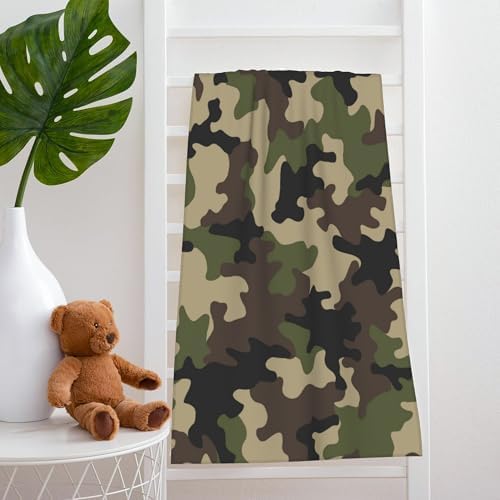 Simple Beach Towel for Kids Soft Absorbent