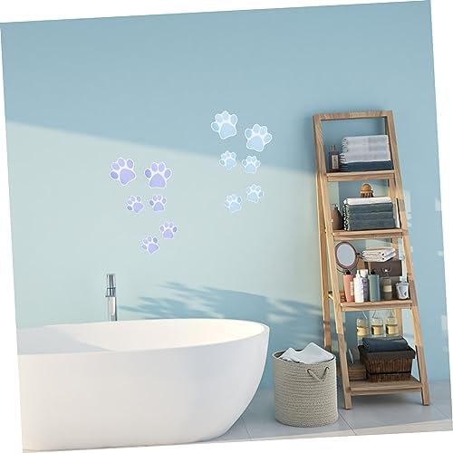 6Pcs Cartoon Dog Footprint Non-Slip Shower Stickers