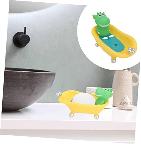 Cute Cartoon Bathtub Shape Soap Case Perfect for Kids