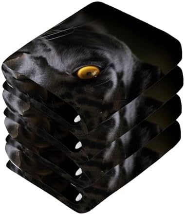 Premium Softness Black Panther Washcloth Set