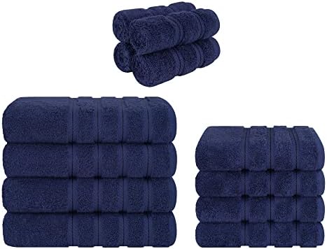 4-Piece Luxurious Bath Towels Hand Towels Washcloths Set for Luxury Living