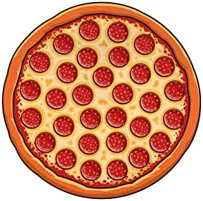 BigMouth Inc Giant Beach Towel 60x60 Pizza Design