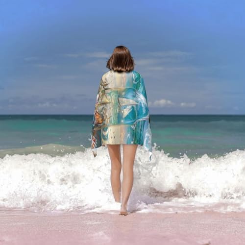 VANZEV Colorful Beach Towel for Adults Kids