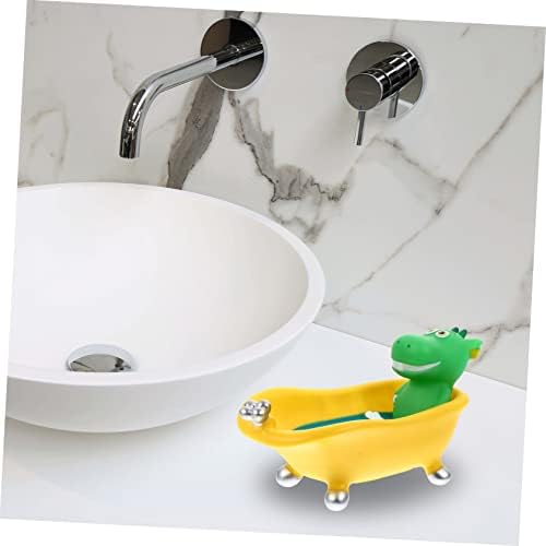 MAGICLULU Dinosaur bathtub-shaped Sponge Drain Box for Kids Bathrooms Kitchens
