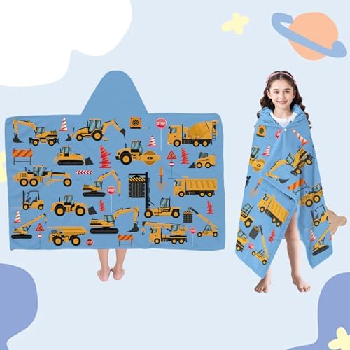 INXENG Kids Tractor Bath Towel