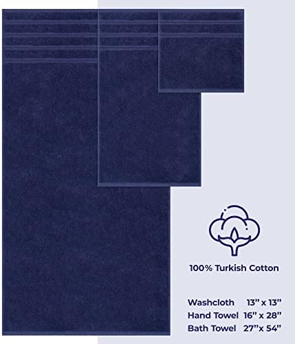 4-Piece Luxurious Bath Towels Hand Towels Washcloths Set for Luxury Living