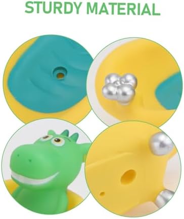 Ciieeo Dinosaur bathtub-shaped bath soap case for kids fun and compact
