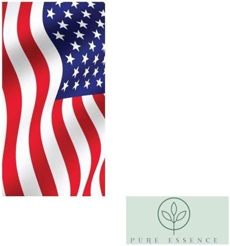 Pure Essence American Flag Beach Towel Set