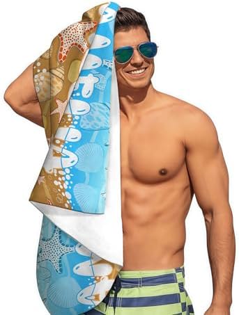 Personalized Beach Towel Name Custom Design