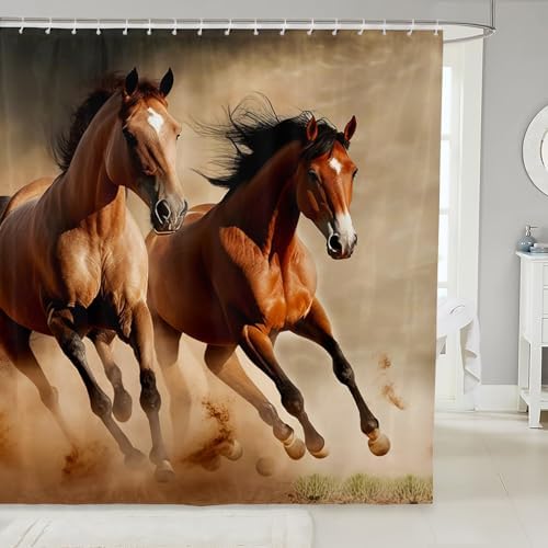 Feelyou Kids Horse Bath Curtain