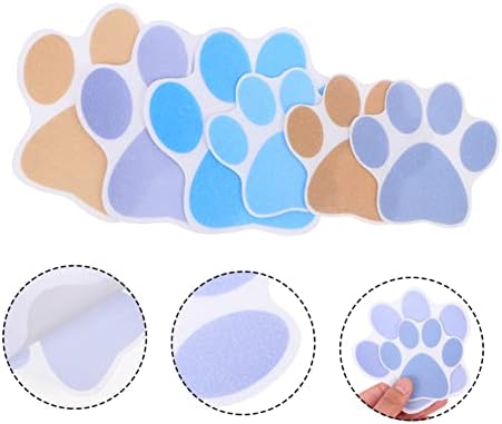 6Pcs Cartoon Dog Footprint Non-Slip Shower Stickers