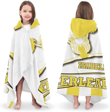 Deven Cheesy Yellow Microfiber Kids Bath Towel for Boys Girls