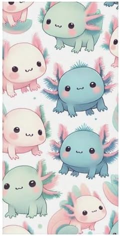 NAWFIVE Cartoon Axolotl Funny Large Beach Towel