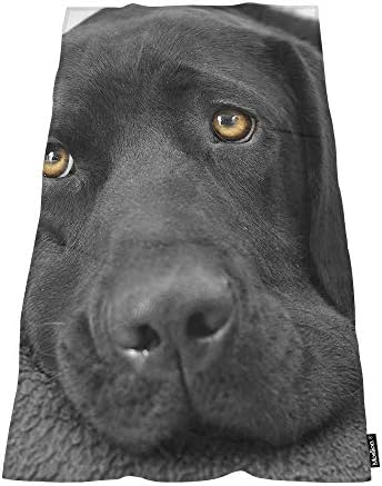 Relaxed Comfort Soft Bath Towels Black Lab Labrador