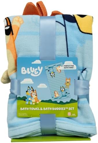 Bath Buddy Set for Kids with Bluey Character Fun and Practical