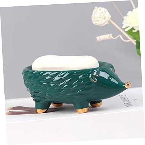 Ssplendid Hedgehog Soap Holder - ceramic bathroom drainage system for Guinea Pig Kids