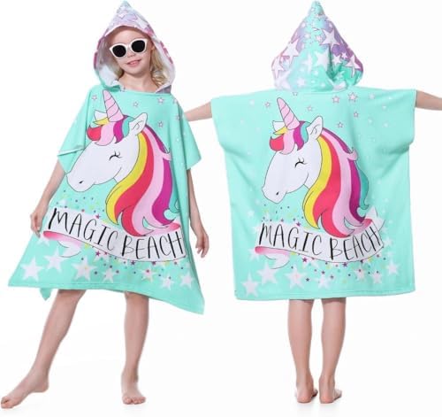 Magic Unicorn Beach Towel for Kids 0-7 Years