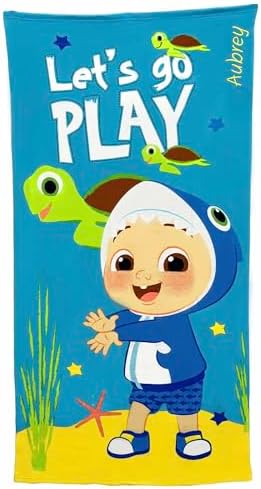DIBSIES - Personalized Bath and Beach Towel with Character