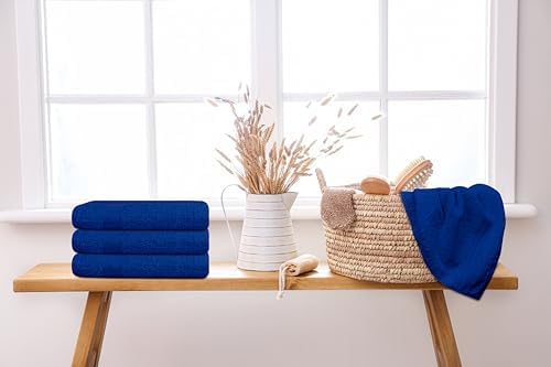 Premium Hand Towels for Home Gym and Spa Royal Blue