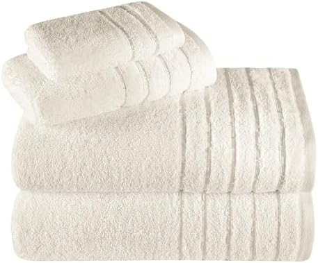 Chic 4-Piece Bath Towels Set for Elegance and Comfort