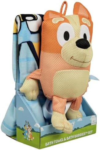 Bath Buddy Set for Kids with Bluey Character Fun and Practical