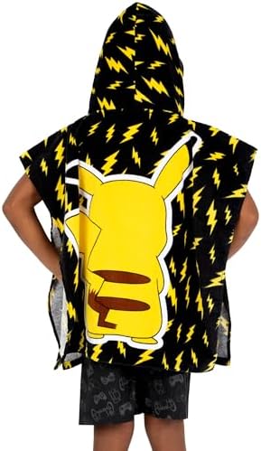 Pokemon Towel Poncho Boys Cozy Beach Towels