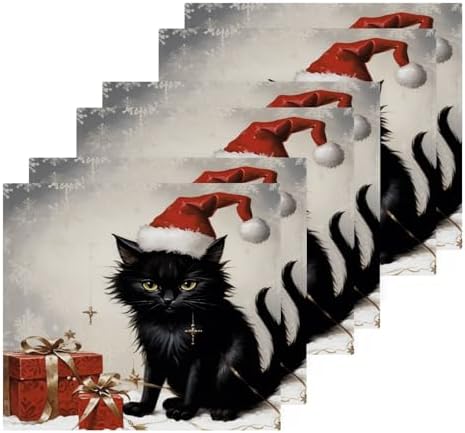12x12 Cat Towels Christmas Gift