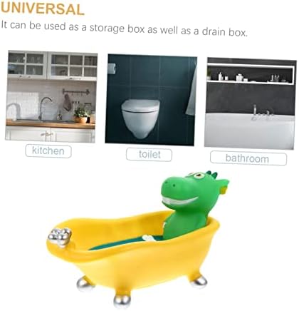 Cartoon Dinosaur Sponge Holder Box for Home