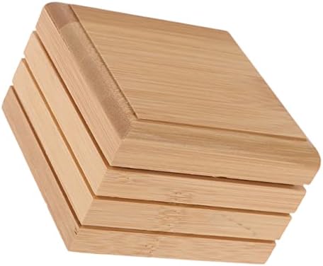 Amosfun Bamboo Soap Dish Holder
