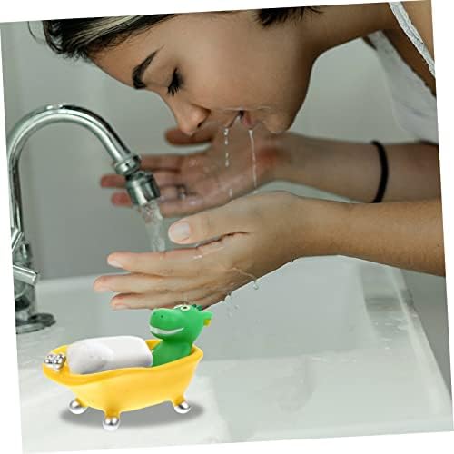 MAGICLULU Dinosaur bathtub-shaped Sponge Drain Box for Kids Bathrooms Kitchens