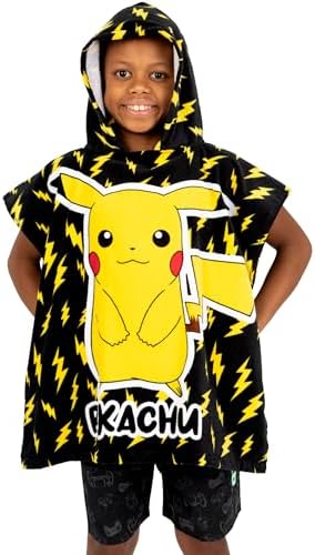 Pokemon Towel Poncho Boys Cozy Beach Towels